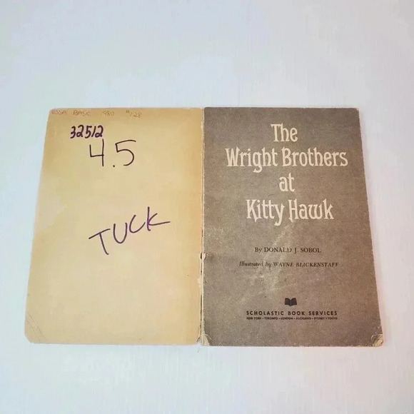 The Wright Brothers At Kitty Hawk By Donald J. Sobol 1961 Scholastic PB - Picture 3 of 16